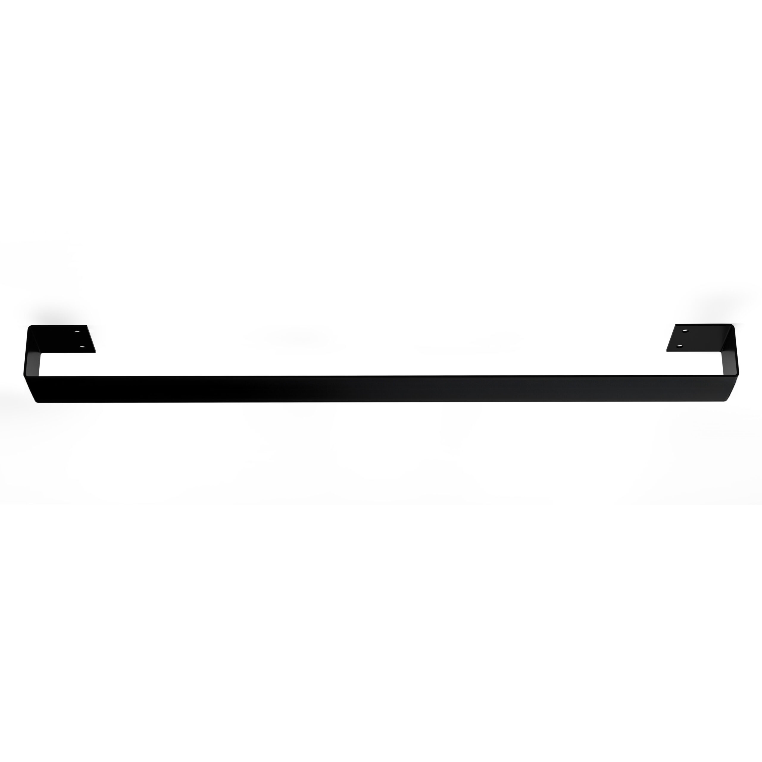 Czarny wieszak na ręczniki – nowoczesny i funkcjonalny dodatek do łazienki. Wykonany z trwałego aluminium, odporny na wilgoć i rdzę. Minimalistyczny design w stylu loftowym, idealny do eleganckich wnętrz. Podwójna belka zapewnia wygodne przechowywanie ręczników. Montaż na ścianie sprawia, że wieszak oszczędza miejsce i utrzymuje porządek. Doskonały wybór do nowoczesnych łazienek, hoteli i pensjonatów.