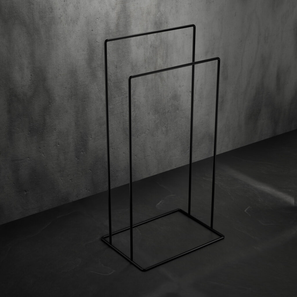 Stojące wieszaki na ręczniki